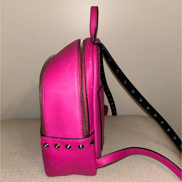 MCM Mini Neon Pink Backpack - Picture 2 of 9